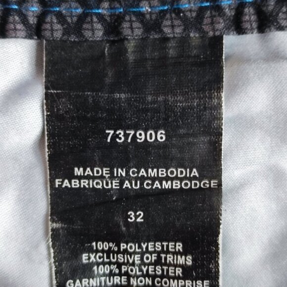 O'Neill board shorts men's size 32 blue with grey design - Picture 6 of 12